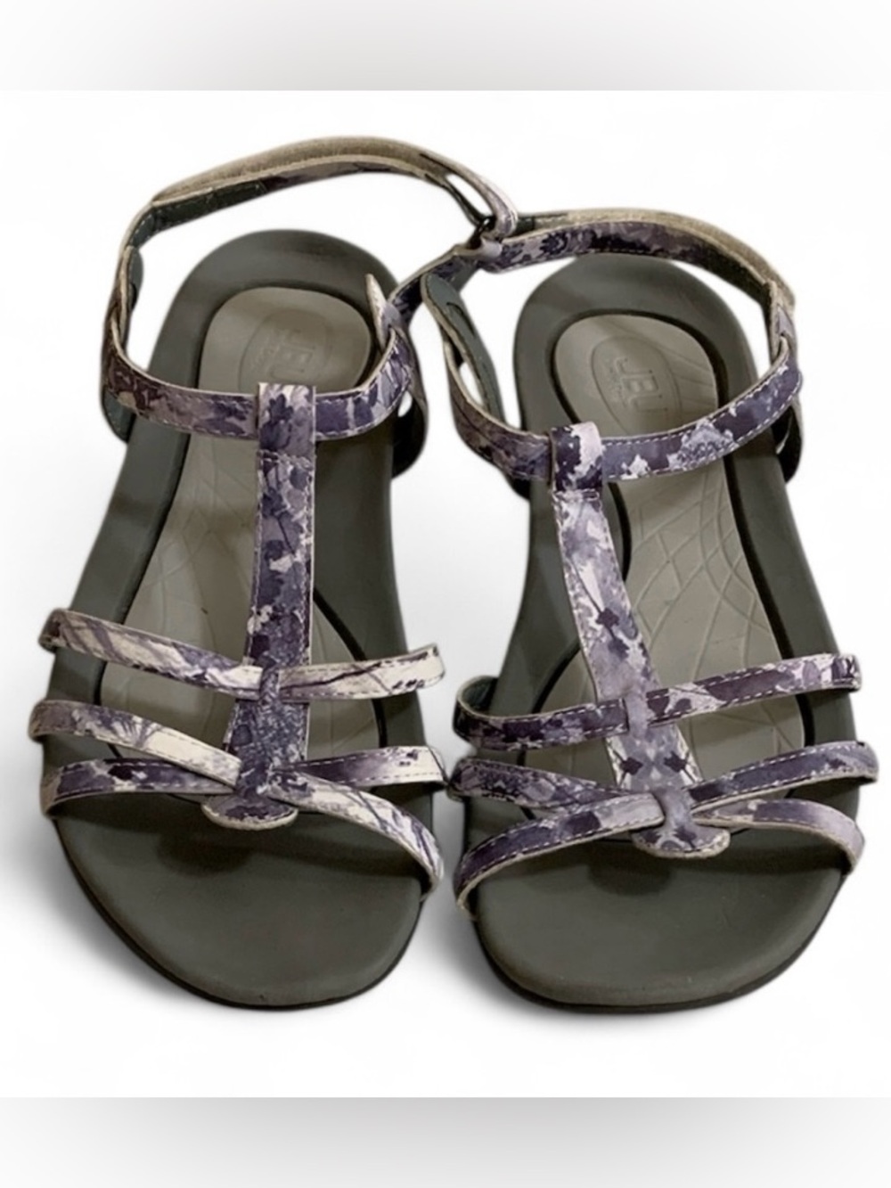 JBU Trapper Sport Tie Dye Hiking Sandals Women’s Size 10M Water Purple White